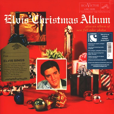 Elvis Presley Elvis Christmas Album Vinyl Lp Eu