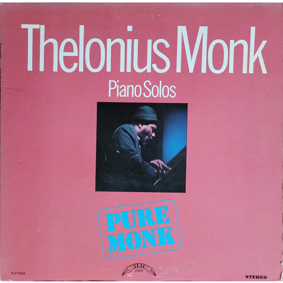 Thelonious Monk Pure Monk Thelonius Monk Piano Solos Vinyl Lp