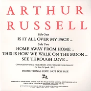 Arthur Russell - Is It All Over My Face