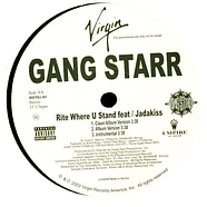 Gang Starr - Nice Girl, Wrong Place / Rite Where U Stand