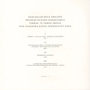 Nequiquam Deus Abscidit Prudens Oceano Dissociabili Terras, Si Tamen Impiae Non Tangenda Rates Transiliunt Vada - Turhaan Erotti Kaukonäköinen Jumala / Maat Toisistaan Merien Avulla / Jos Epäphyhät Alukset Halkovat / Tahrimattomiksi Tarkoitettuja