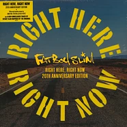 Fatboy Slim - Right Here, Right Now Remixes Die-cut Yellow Vinyl Record Store Day 2019 Edition