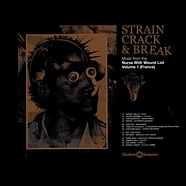 V.A. - Strain, Crack & Break - Music From The Nurse With Wound List Volume One (France)