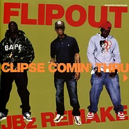 Clipse / Pharrell - Clipse Coming Thru / Happy Flipout Edits Green Vinyl Edition
