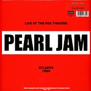 Pearl Jam - Live At The Fox Theatre In Atlanta 1994 Red Vinyl Edition