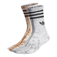 adidas - Tie Dye Socks 2 Pairs