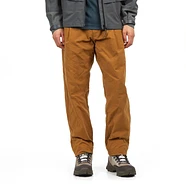 and wander - Nylon Chino Tuck Tapered Pants (Brown) | HHV