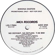 Sheena Easton - No Deposit, No Return