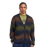 Pop Trading Company - Striped Knitted Cardigan