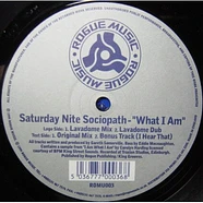 Saturday Nite Sociopath - What I Am