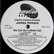 Charles Dockins Presents James Howard - We Can Do It (Wake Up)