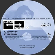 Arkus P. - Letzter Tag