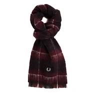 Fred Perry - Brushed Wool Tartan Scarf (Made in England)