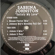 Sabrina Johnston - Satisfy My Love