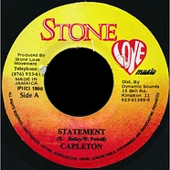 Capleton - Statement