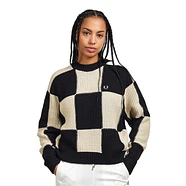 Fred Perry - Textured Chequerboard Jumper