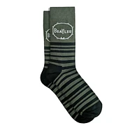 The Beatles - Drum & Stripes Ankle Socks