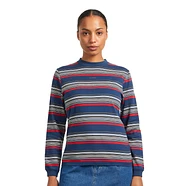 Beams Boy - Embroidery Stirpe Longsleeve Tshirt