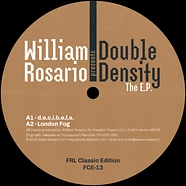 William Rosario Presents Double Density - The E.P.