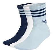 adidas - 3-Stripes Crew Socks (Pack of 3)