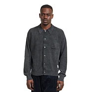 Brain Dead - Pigment Dye Long Sleeve Polo Sweater