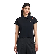 Fred Perry x Amy Winehouse - Embroidered Detail Polo Shirt