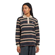 adidas - Stripe Knitted Polo Top