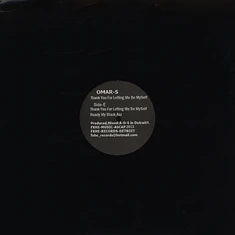 Omar S - Thank You For Letting Me Be Myself (Vinyl EFGH)