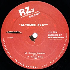 Rod Baksteen - Altered Flat