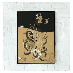 MR.P GRFX - Urban Kraken Art Screenprint