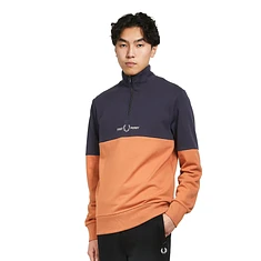 Fred Perry - Colourblock Half Zip Sweatshirt