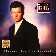 Rick Astley - Whenever You Need Somebody Transparent Red Vinyl Record Store Day 2022 Edition