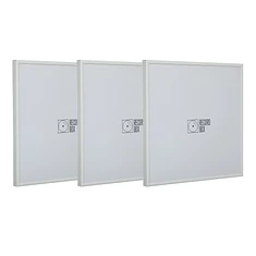 Vinyl Home - 12" Vinyl Frame Set (3 Stück) Aluminium