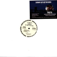 DJ 3rd Rail & Finsta - No Time To Live Foul / Outta Da Dark Yellow W/ Splatter Vinyl Edition