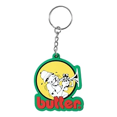 Butter Goods - Brass Rubber Keychain