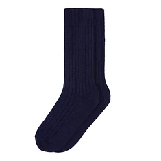 RoToTo - Cotton Wool Ribbed Crew Socks