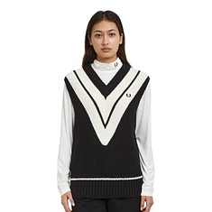 Fred Perry - Tipped V-Neck Tank