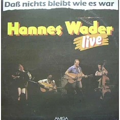 Hannes Wader - Daß Nichts Bleibt Wie Es War - Live