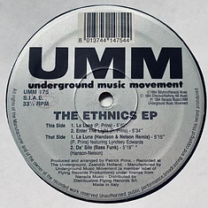 The Ethics - The Ethnics EP