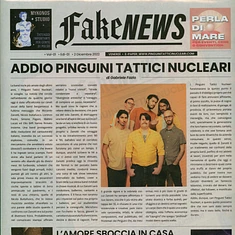 Pinguini Tattici Nucleari - Fake News Clear Blue Vinyl Edition