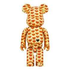 Medicom Toy - 1000% Gold Heart Be@rbrick Toy