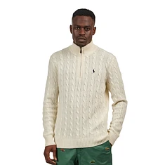 Polo Ralph Lauren - Cable-Knit Wool-Cashmere Zip Sweater