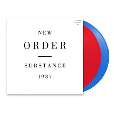 New Order - Substance 1987 Blue & Red Vinyl Edition