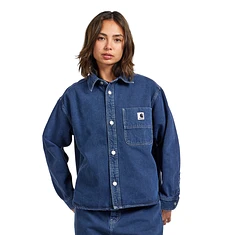 Carhartt WIP - W' Georgia Shirt Jac "Smithfield" Color Denim, 13.5 oz