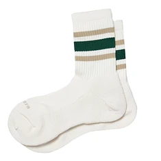 RoToTo - Washi Cushion Stripe Crew Socks