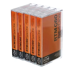 RTM Leerkassette - C60 Type One Blank Audio Cassette (HHV Bundle)