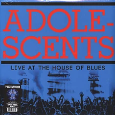 Adolescents - Live At The House Of Blues Blue Light Blue Splatter Vinyl Edition