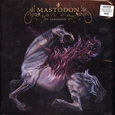 Mastodon - Remission Electric Blue with Purple Pinwheels and Metallic Gold and Black Splatter Vinyl Edition