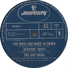 The Gap Band - The Boys Are Back In Town / Steppin' (Out)