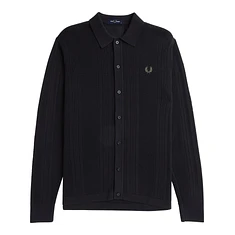 Fred Perry - Pointelle Panel LS Knit Shirt